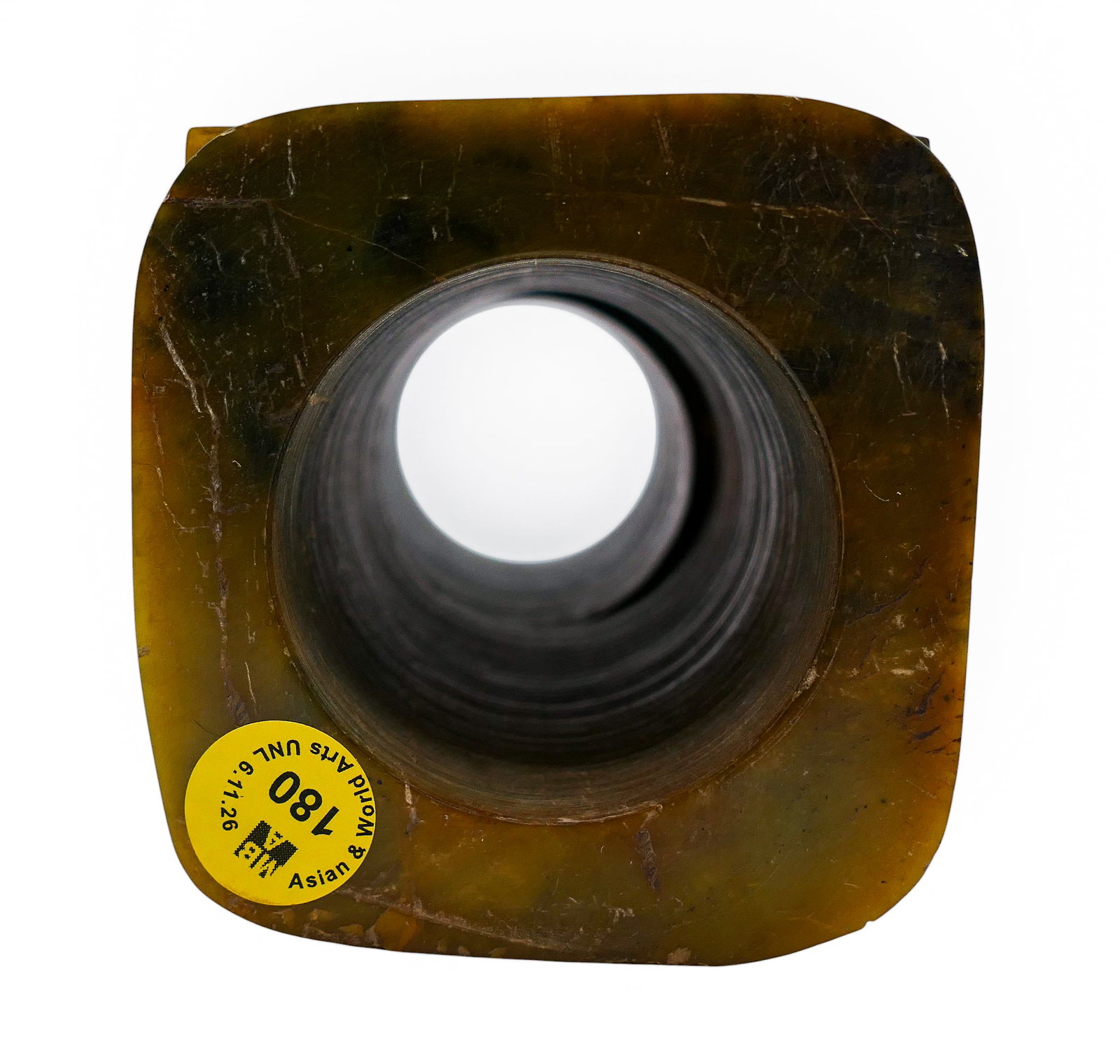 Old Chinese Liangzhu Jade Large Cong - 6