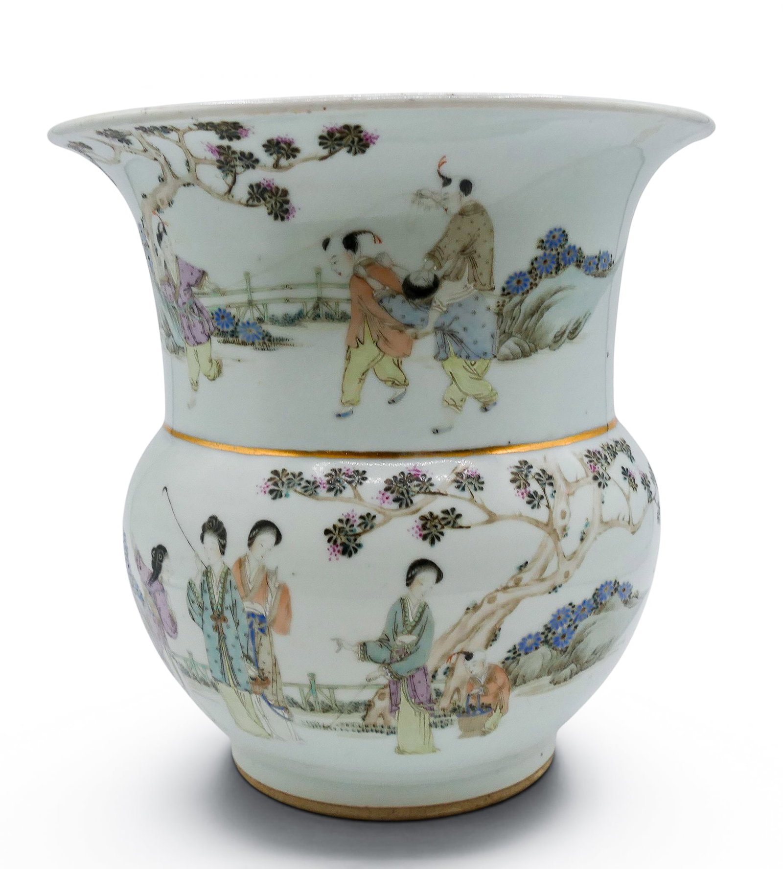 Old Chinese Qianjiang Porcelain Zhadou (1 of 5)