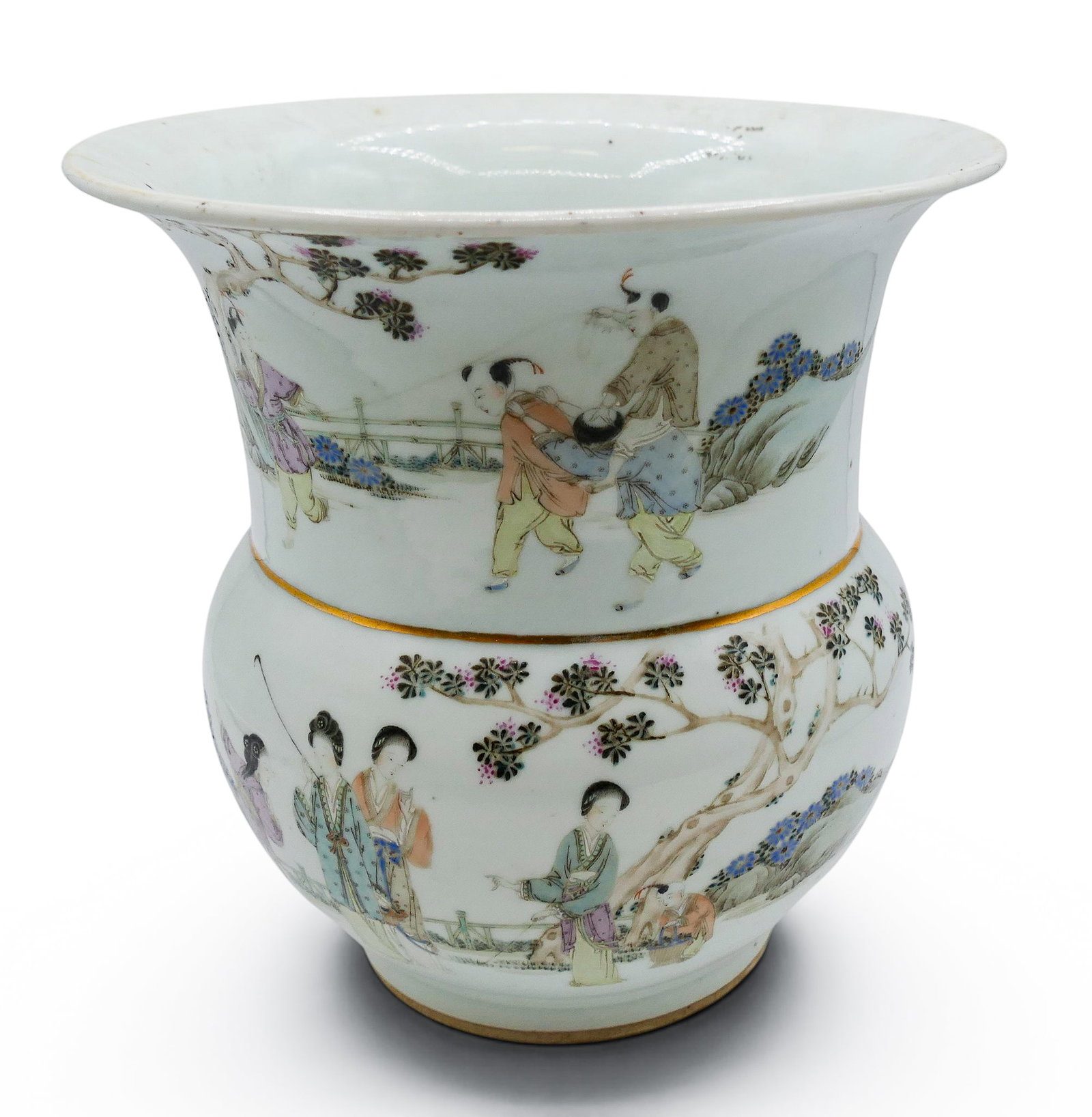 Old Chinese Qianjiang Porcelain Zhadou - 2