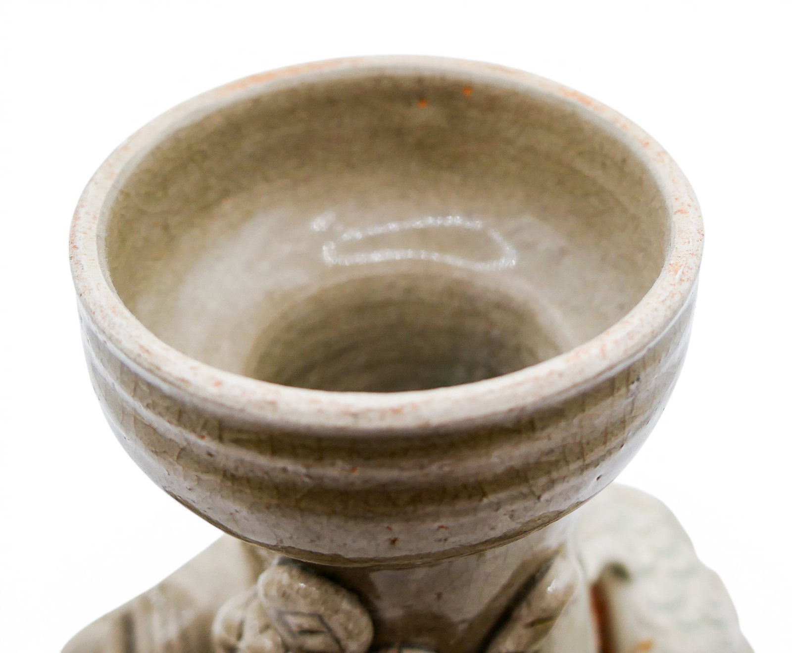 Chinese Song Ceramic Funerary Urn with Cover - 4