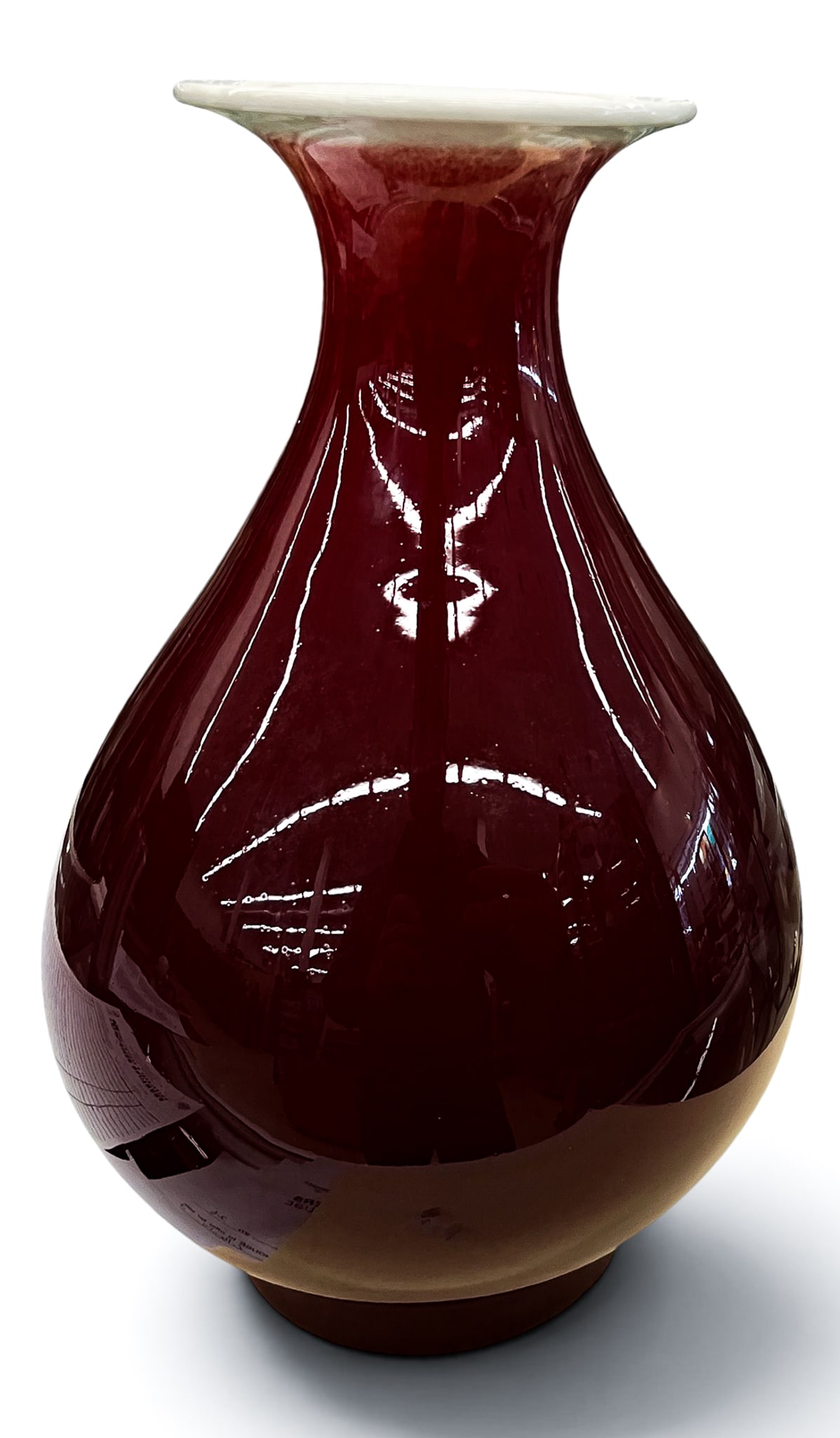 Chinese Jingdezhen Sang de Boeuf Porcelain Pear Shaped Vase - 2