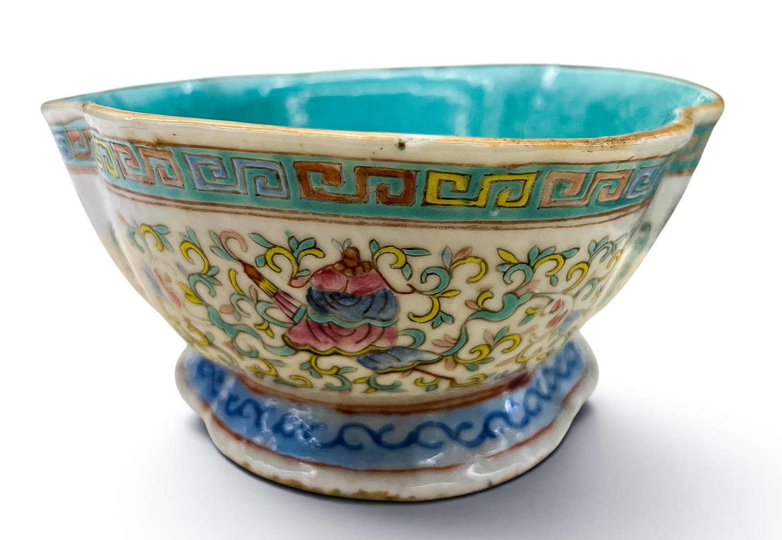 Chinese Tongzhi Bat and Buddhist Object Porcelain Bowl - 5