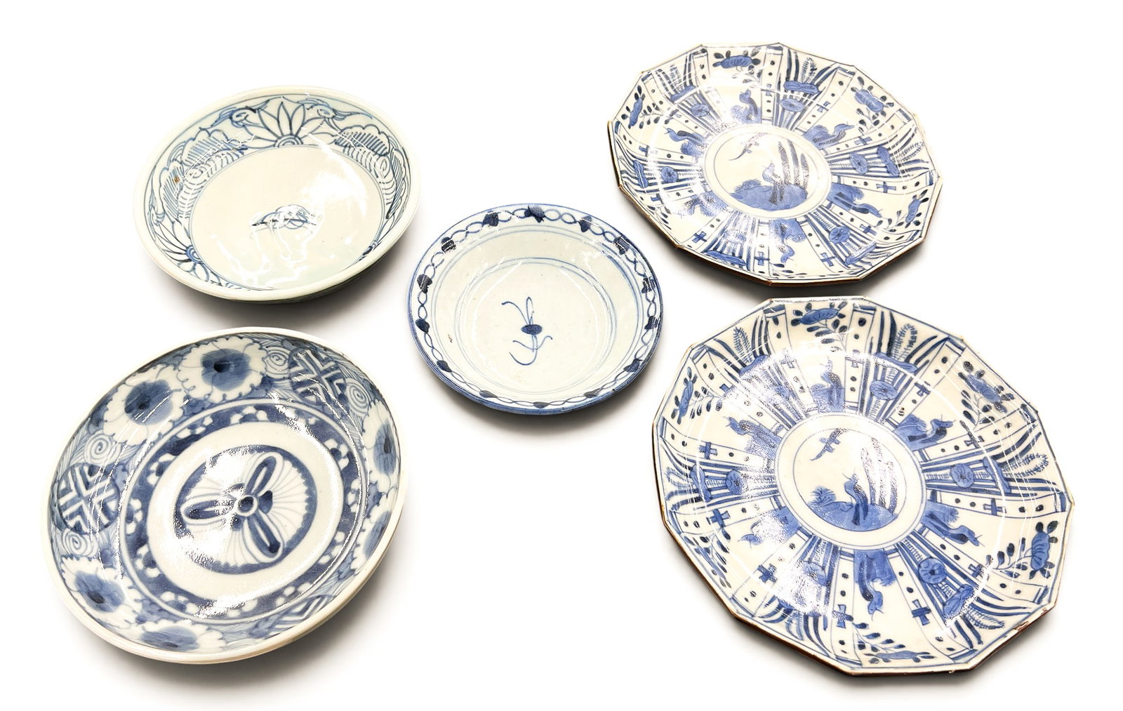 5pc Antique Japanese Assorted Arita Porcelain (1 of 2)