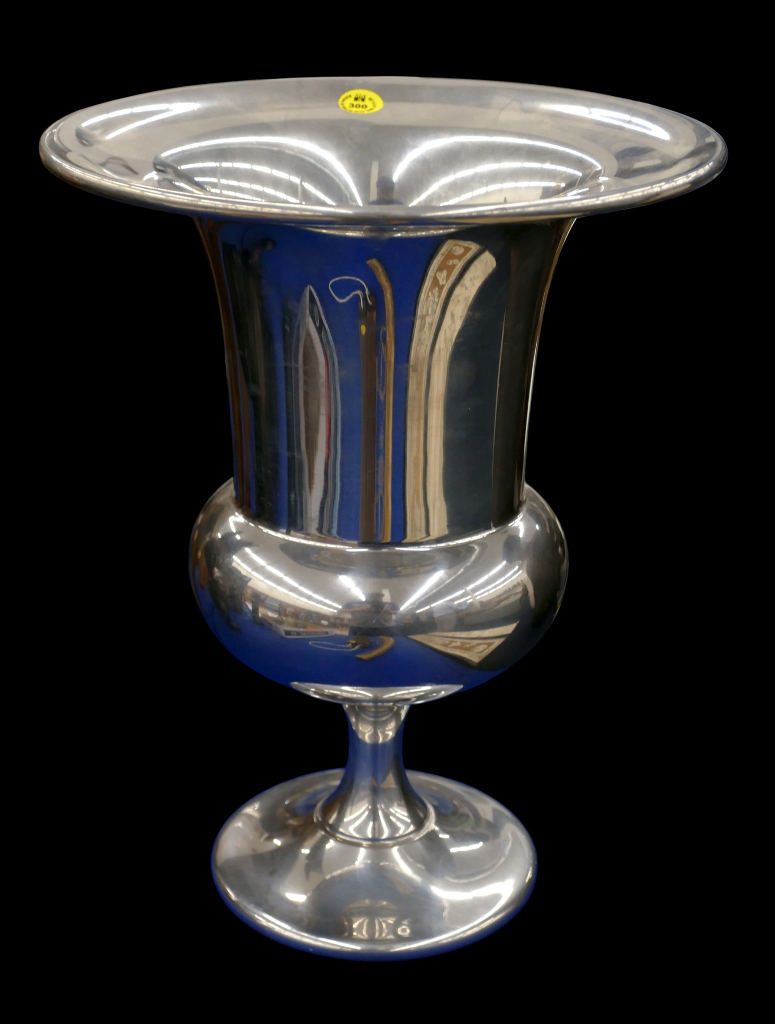 Giovanni Patrini Italian Pewter Pedestal Urn (1 of 1)