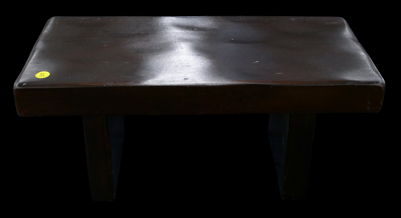 Japanese Wood Pedestal Stand or Small Bench (1 of 1)