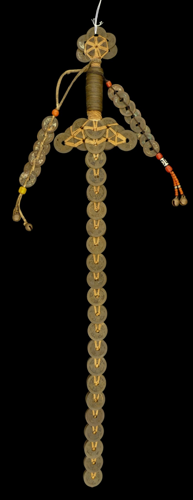 Old Chinese Good Luck Coin Sword (1 of 1)