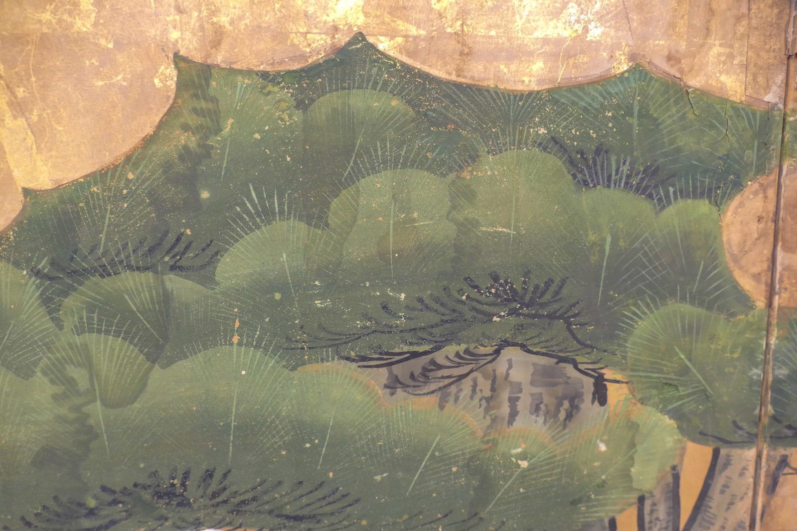 Antique Japanese 6-Panel Byobu Folding Room Screen (WAC Collection) - 8