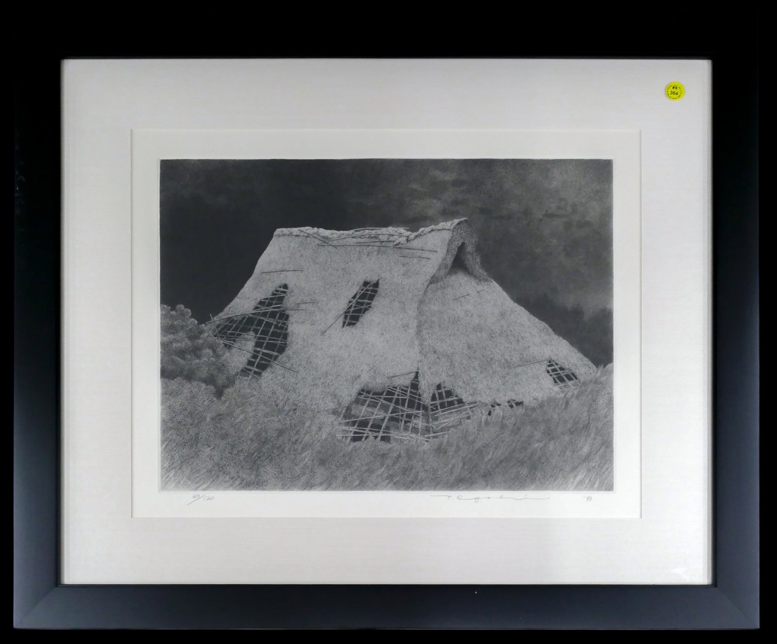 Ryohei Tanaka "Return to Earth" 1993 Etching and Aquatint Framed (1 of 1)