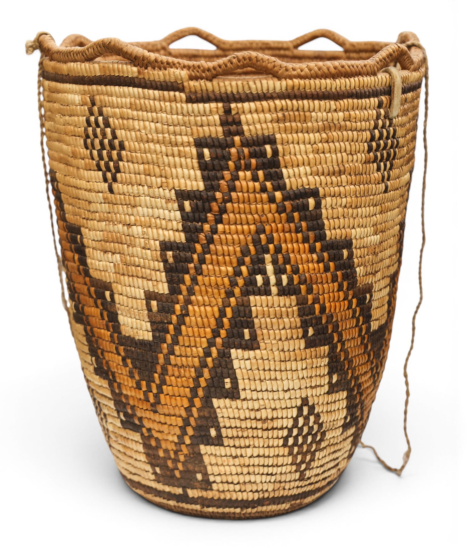 Antique Yakima Indian Burden Basket (1 of 4)