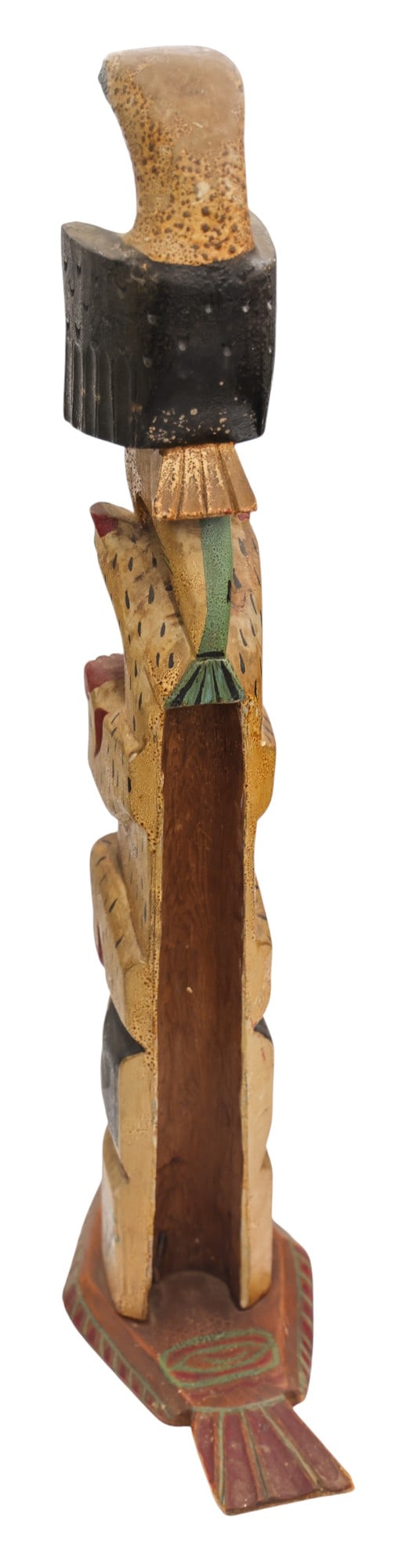 Attributed to Eli Tait Tsimshian Painted Totem Pole Model - 3