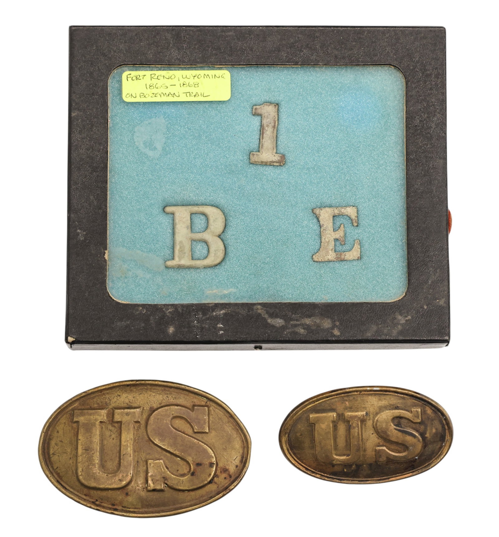 5pc US Civil War Belt Buckles and Insignia (1 of 2)