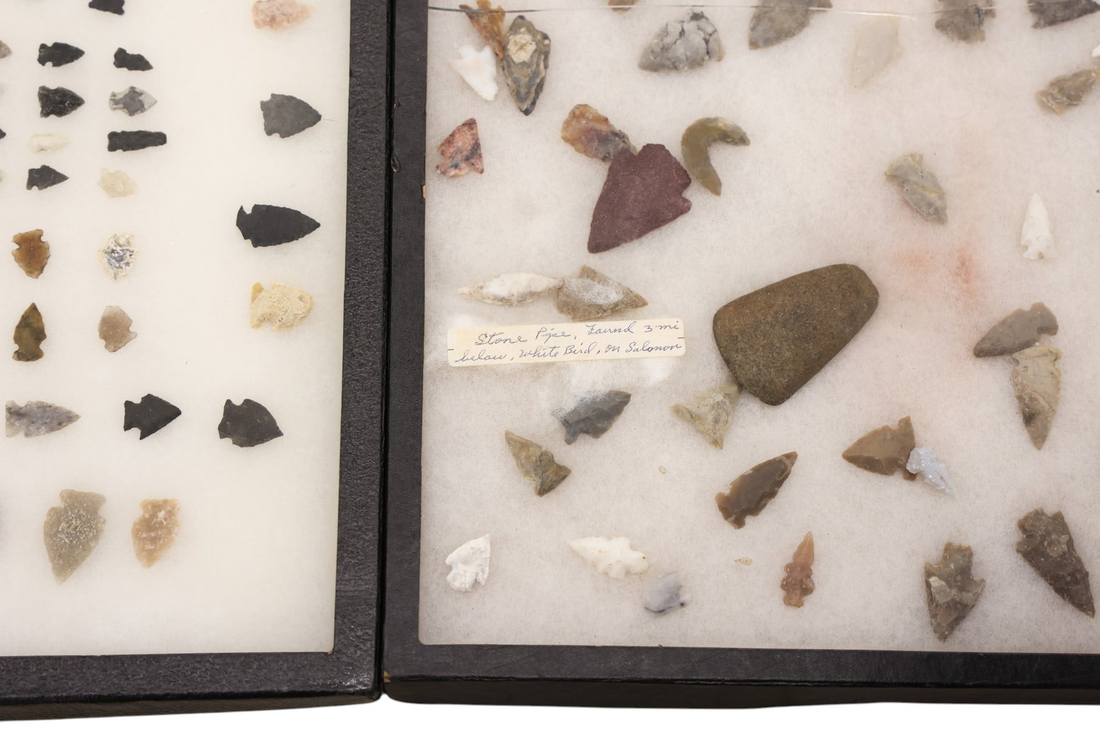 5pc Old Native American Indian Arrowhead Displays - 2