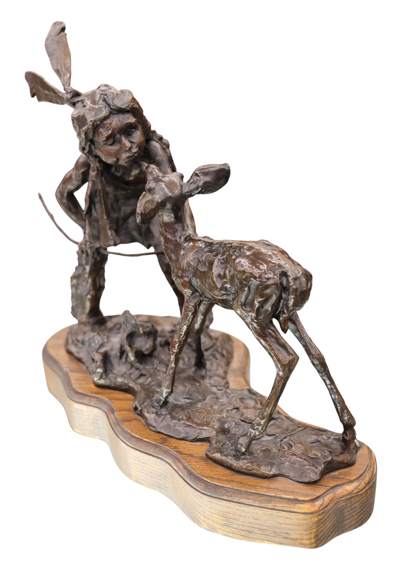 Gary Schildt "First Hunt" 1978 Bronze Sculpture - 2