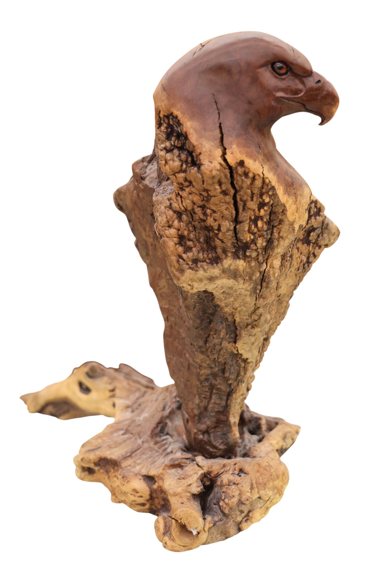 Larry Roberts "Eagle 2" 2006 Wood Sculpture - 2