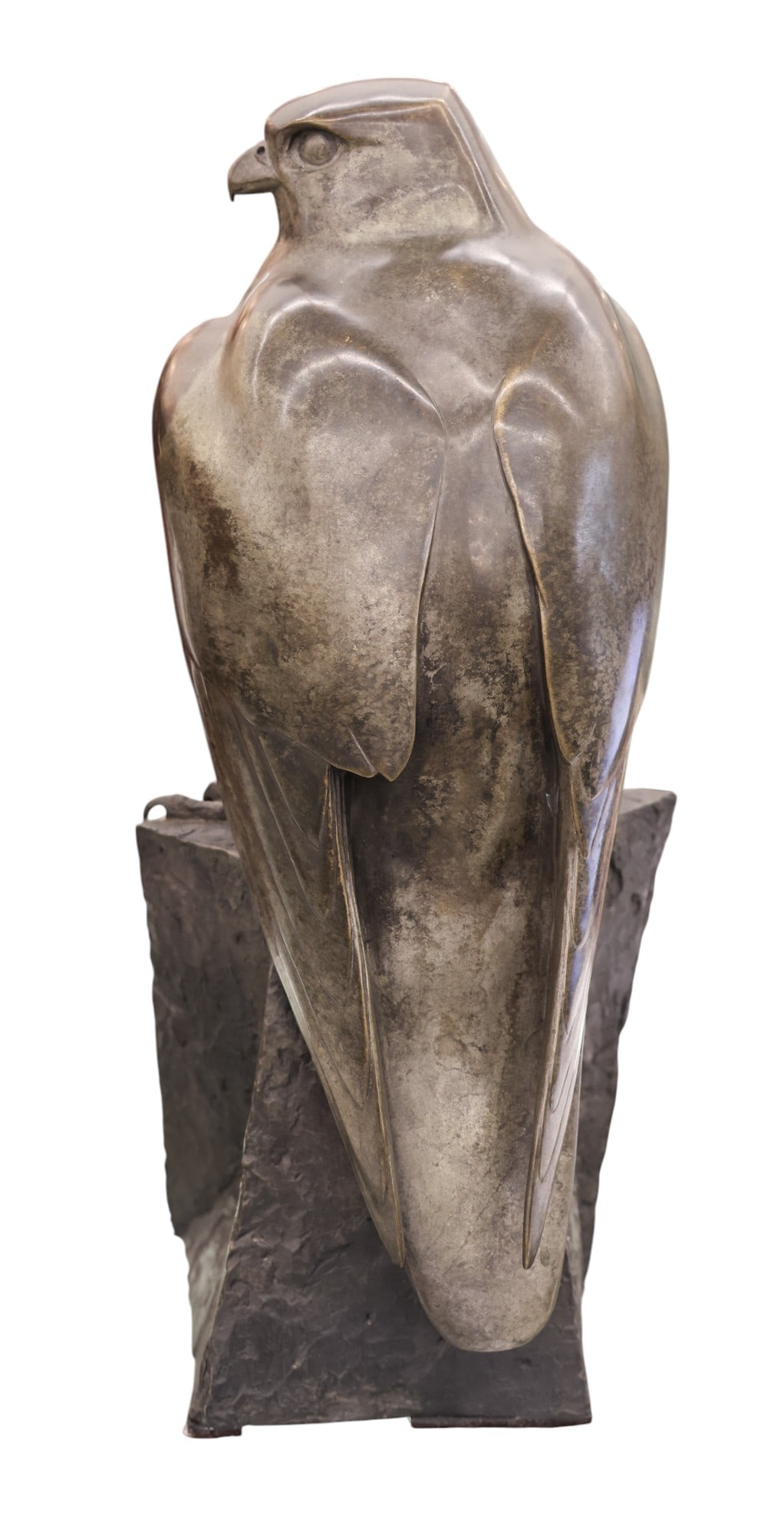 Ross Matteson "Falcon" 1989 Bronze Sculpture - 3