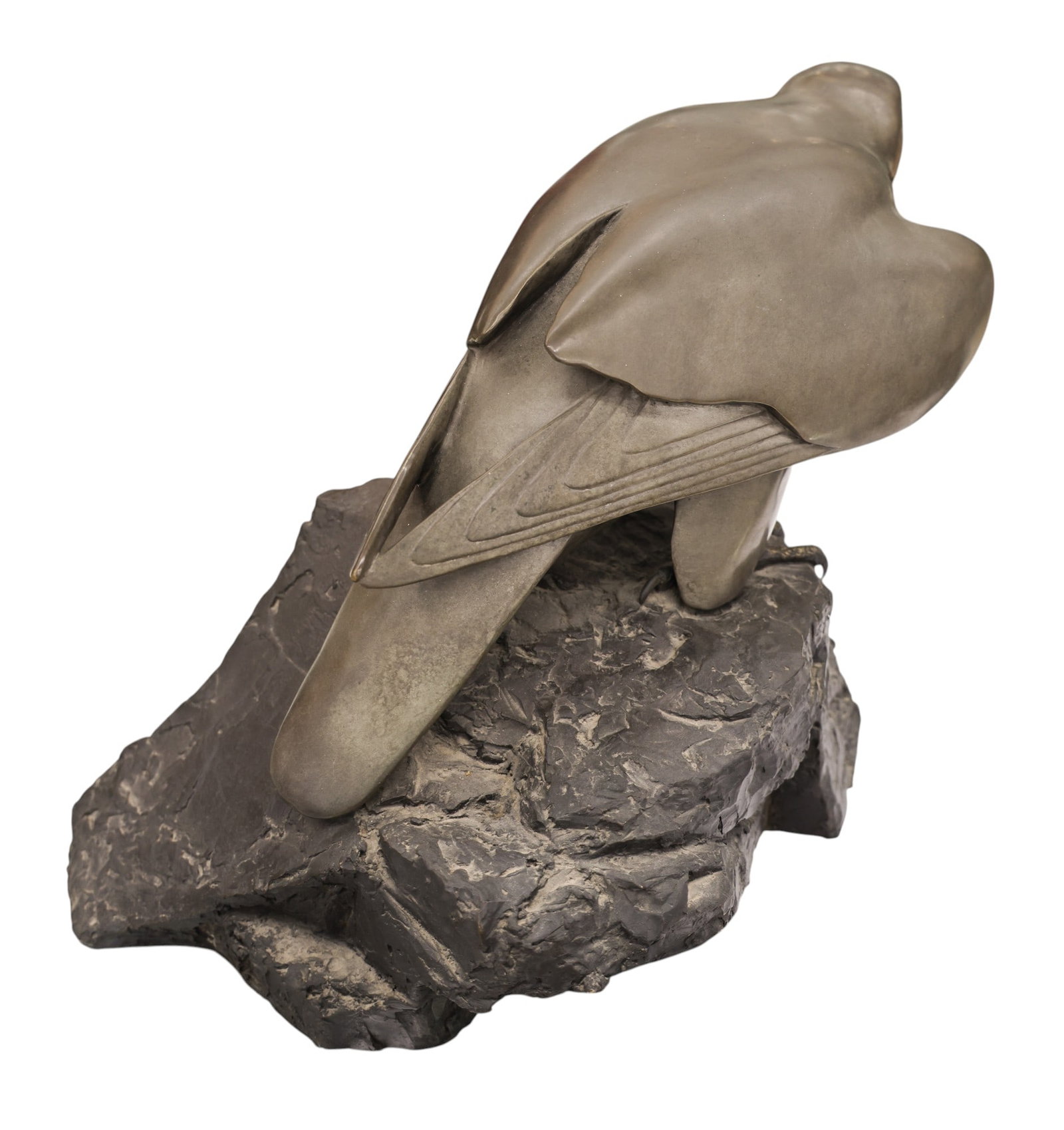 Ross Matteson "Gyr" (Falcon) 1990 Bronze Sculpture - 2