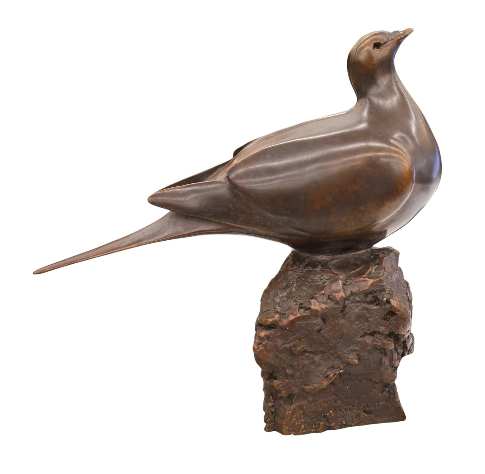Ross Matteson "New Dove" 1990 Bronze Sculpture (1 of 2)