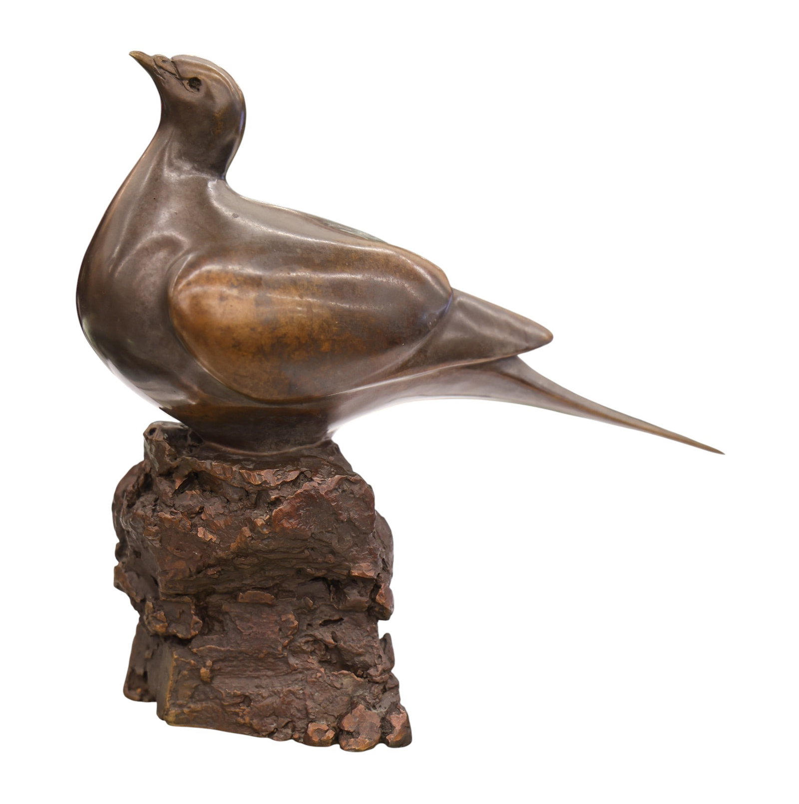 Ross Matteson "New Dove" 1990 Bronze Sculpture - 2