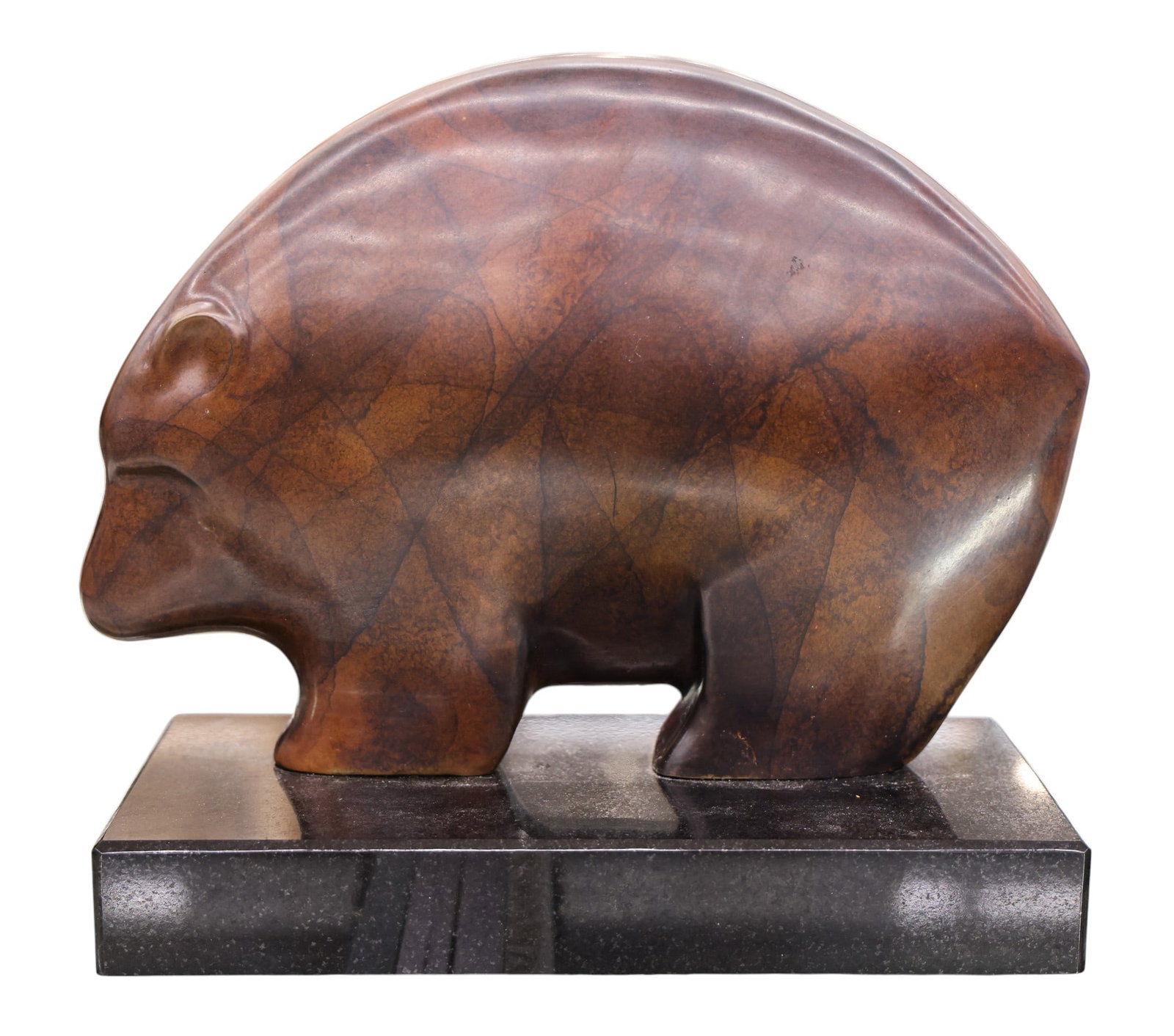 Arlene Mickelson "Bear Transformation" Bronze Sculpture - 2