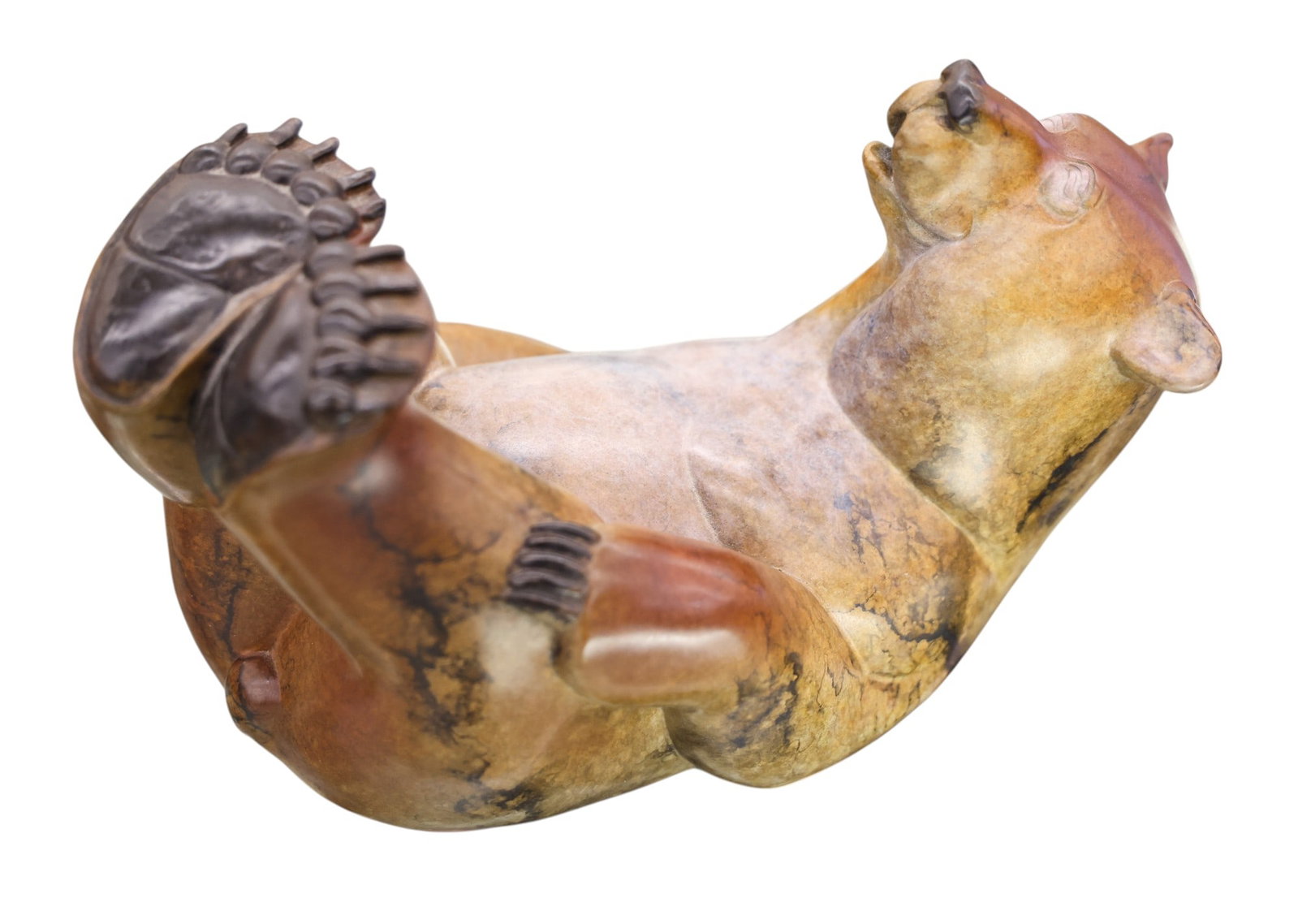 Joshua Tobey "Tillamook" (Bear) 2009 Bronze Sculpture (1 of 2)