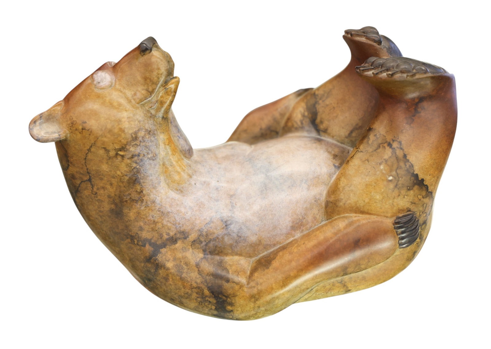 Joshua Tobey "Tillamook" (Bear) 2009 Bronze Sculpture - 2
