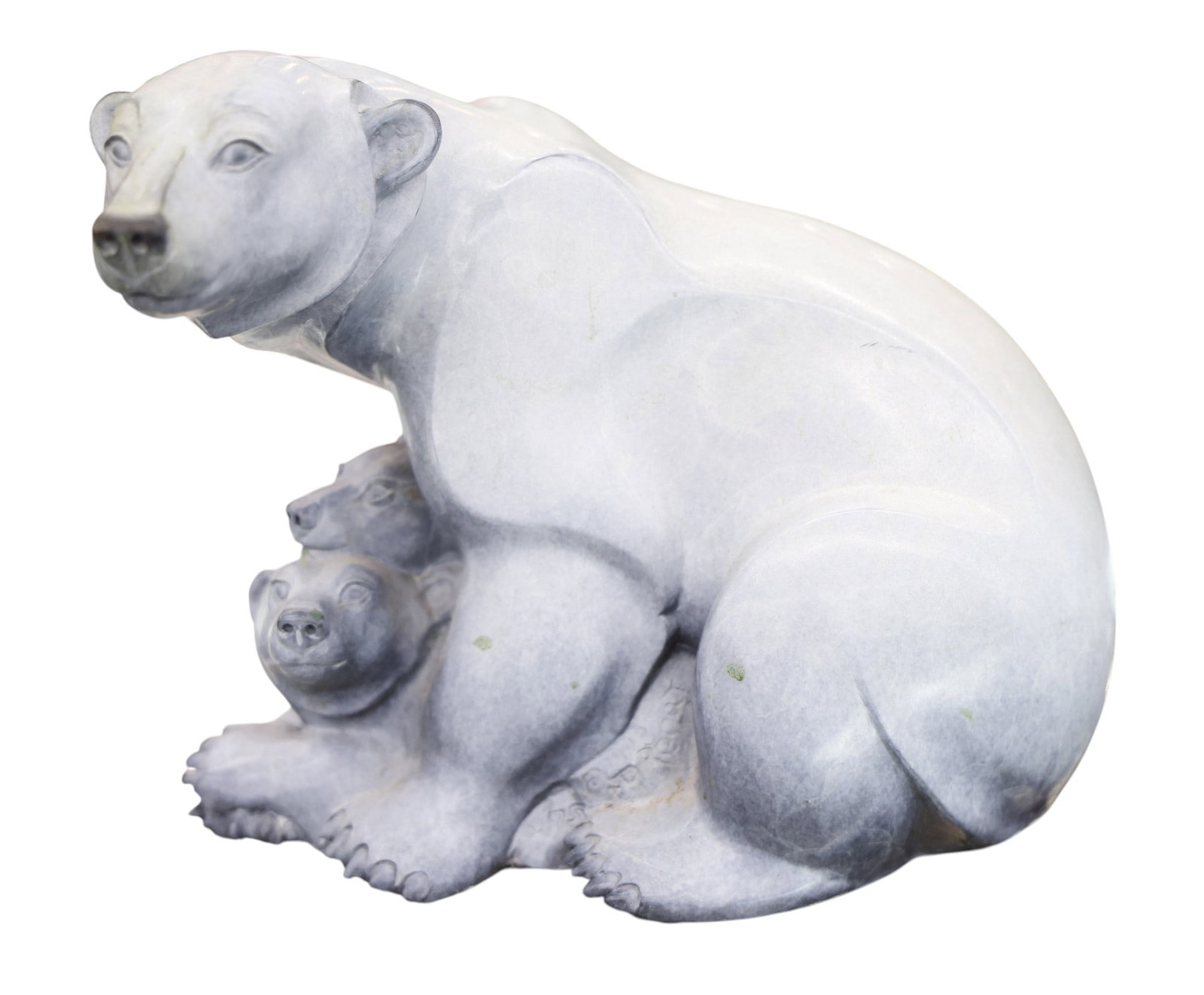 Jacques and Mary Regat "Polar Bear Family" 1996 Bronze Sculpture (1 of 2)