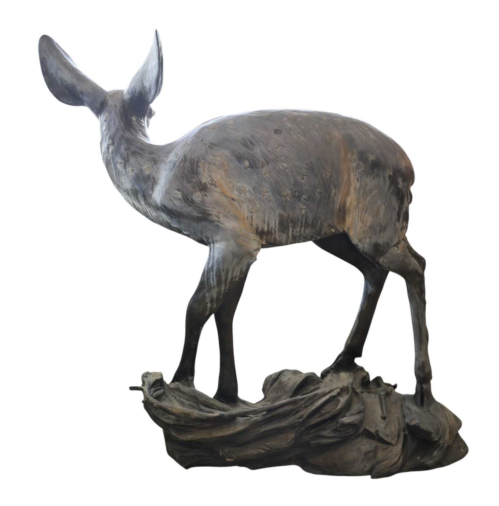 Veryl Goodnight "The Newcomer" (Fawn) 1991 Large Bronze Sculpture - 2
