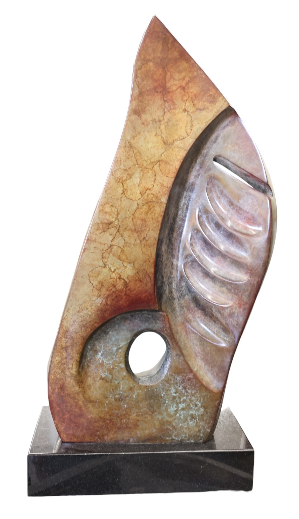 Sharon Spencer "Calling in the Dreams" 1996 Bronze Sculpture - 2