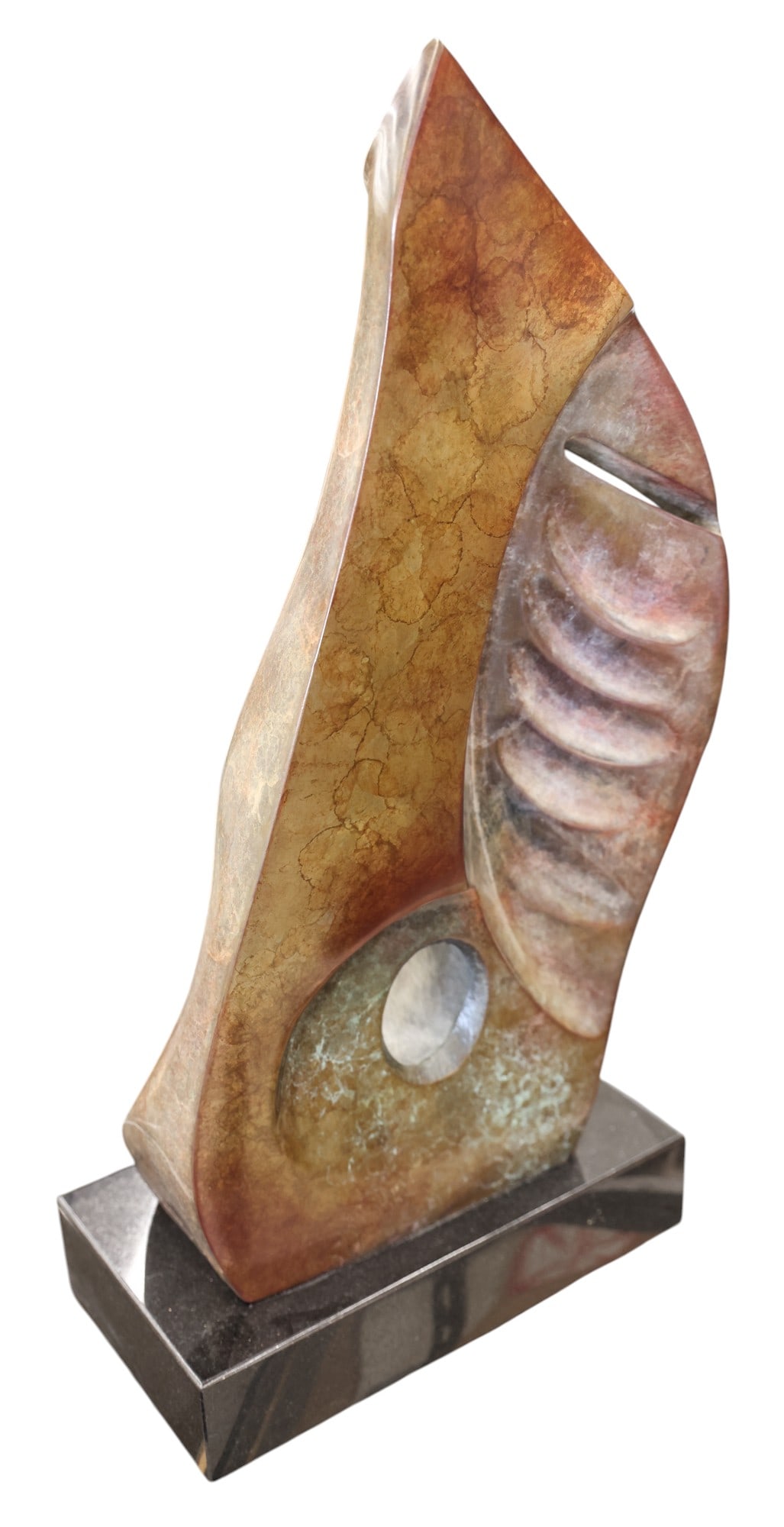 Sharon Spencer "Calling in the Dreams" 1996 Bronze Sculpture - 3