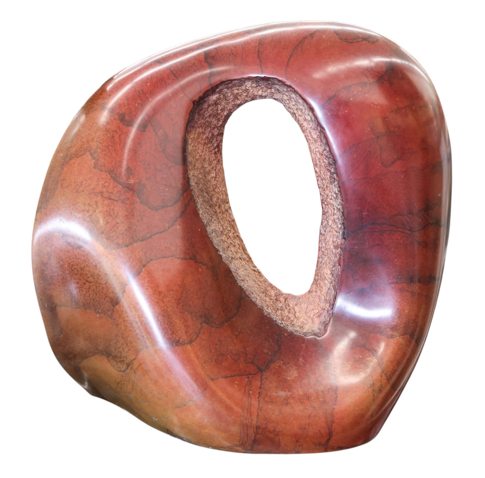 Sharon Spencer "Portal" 1998 Bronze Sculpture: Sharon Spencer (20/21st Cent. Washington) "Portal" 1998 Bronze Sculpture 14.5"x15". Signed and numbered 10 of 30 edition. Excellent condition. It weighs 25 pounds.