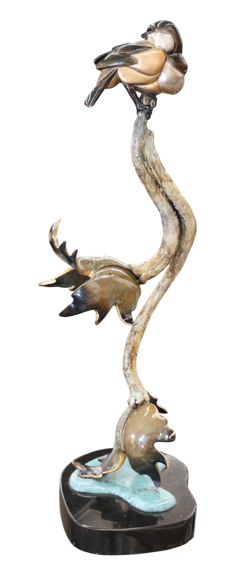 Jason Napier "Leaf Dancer" 2009 Bronze Sculpture - 2