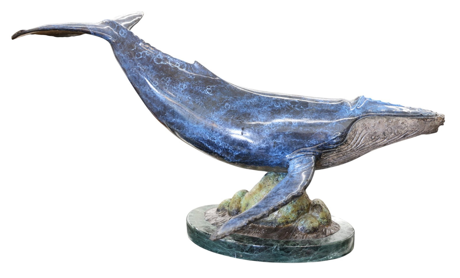 Phil Vanderlei "Humpback Whale" Bronze Sculpture - 2