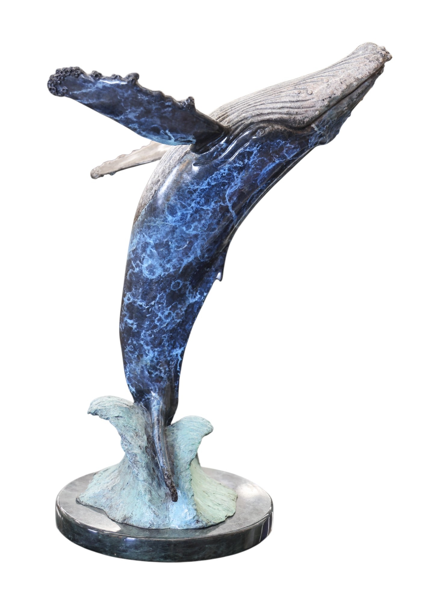 Phil Vanderlei "Breaching" (Humpback Whale) Bronze Sculpture - 2