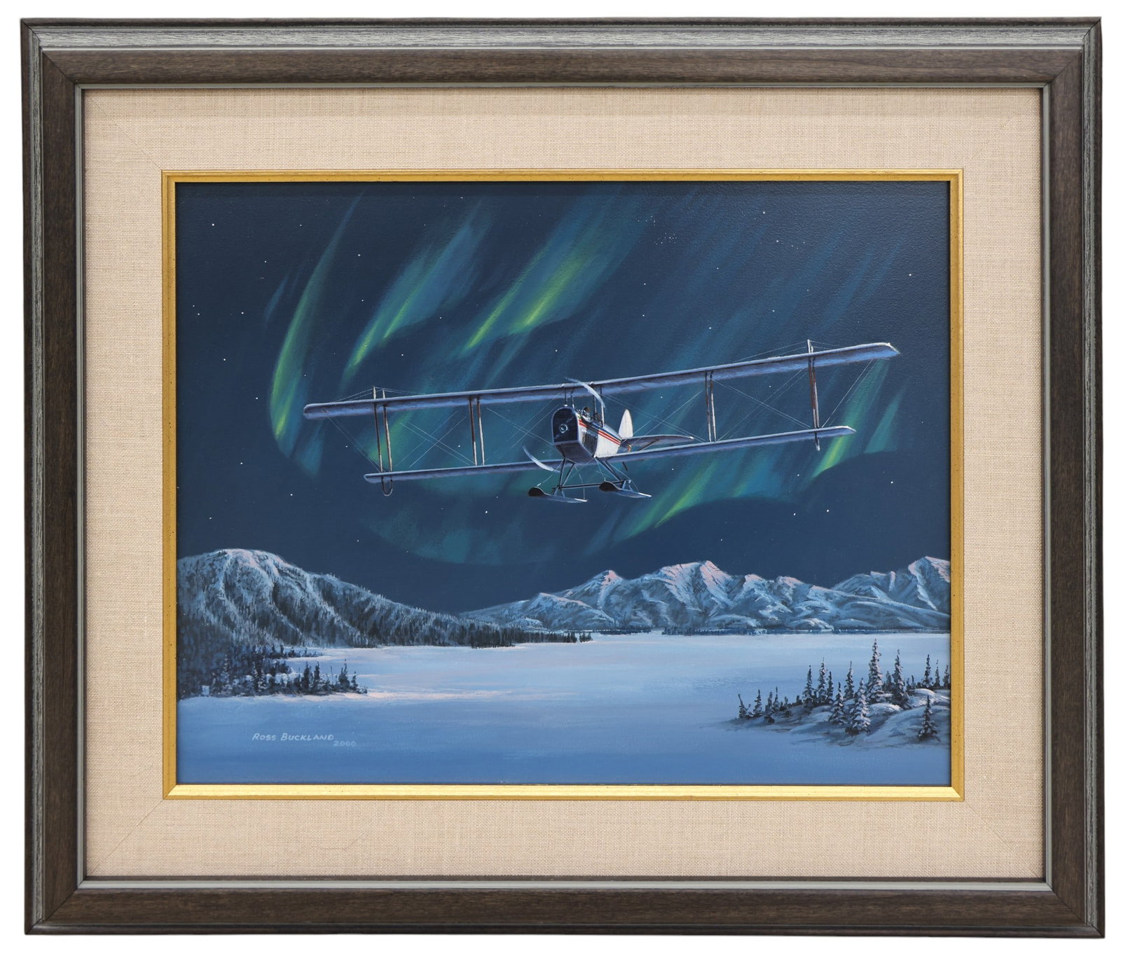 Ross Buckland "Christmas Eve" 2000 Oil on Board - 2
