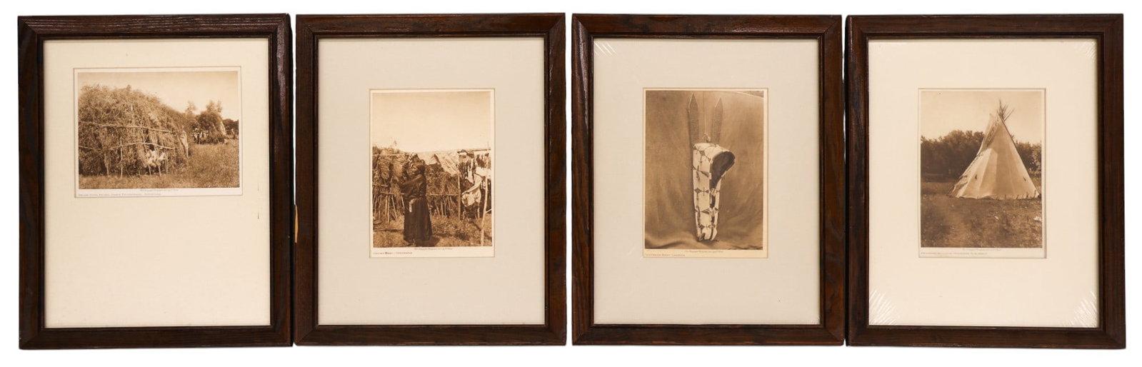 Collection 10pc Edward Curtis Small Photogavures Framed - 3