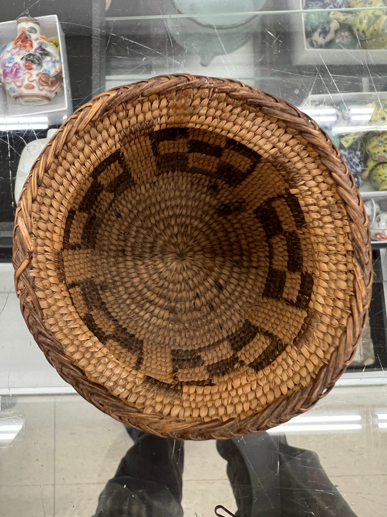 4pc Antique Pima or Papago Southwest Indian Baskets - 8