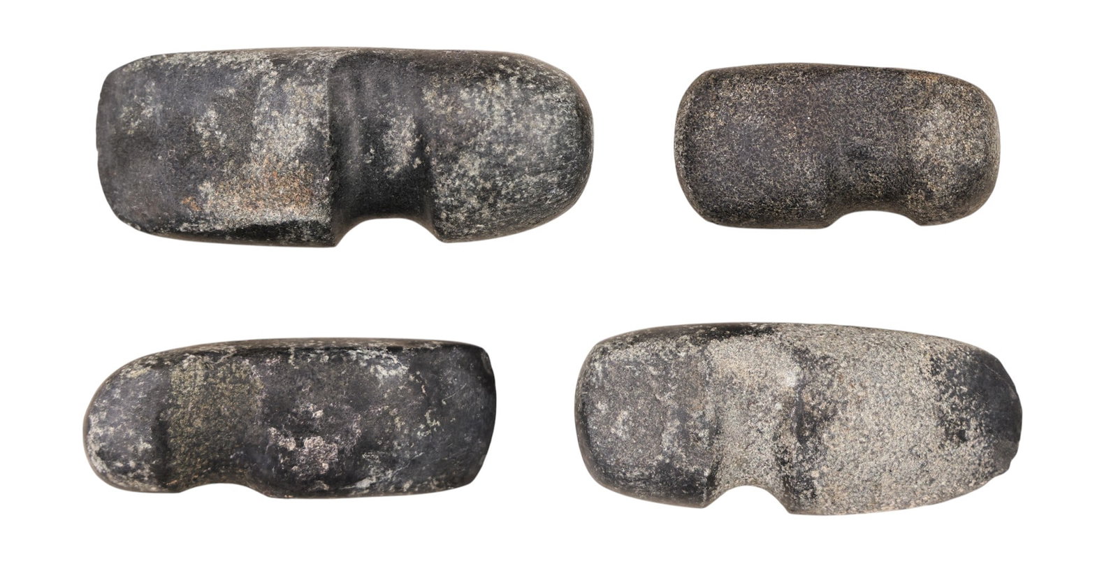 4pc Antique Southwest Native American Stone Axe Heads (1 of 2)