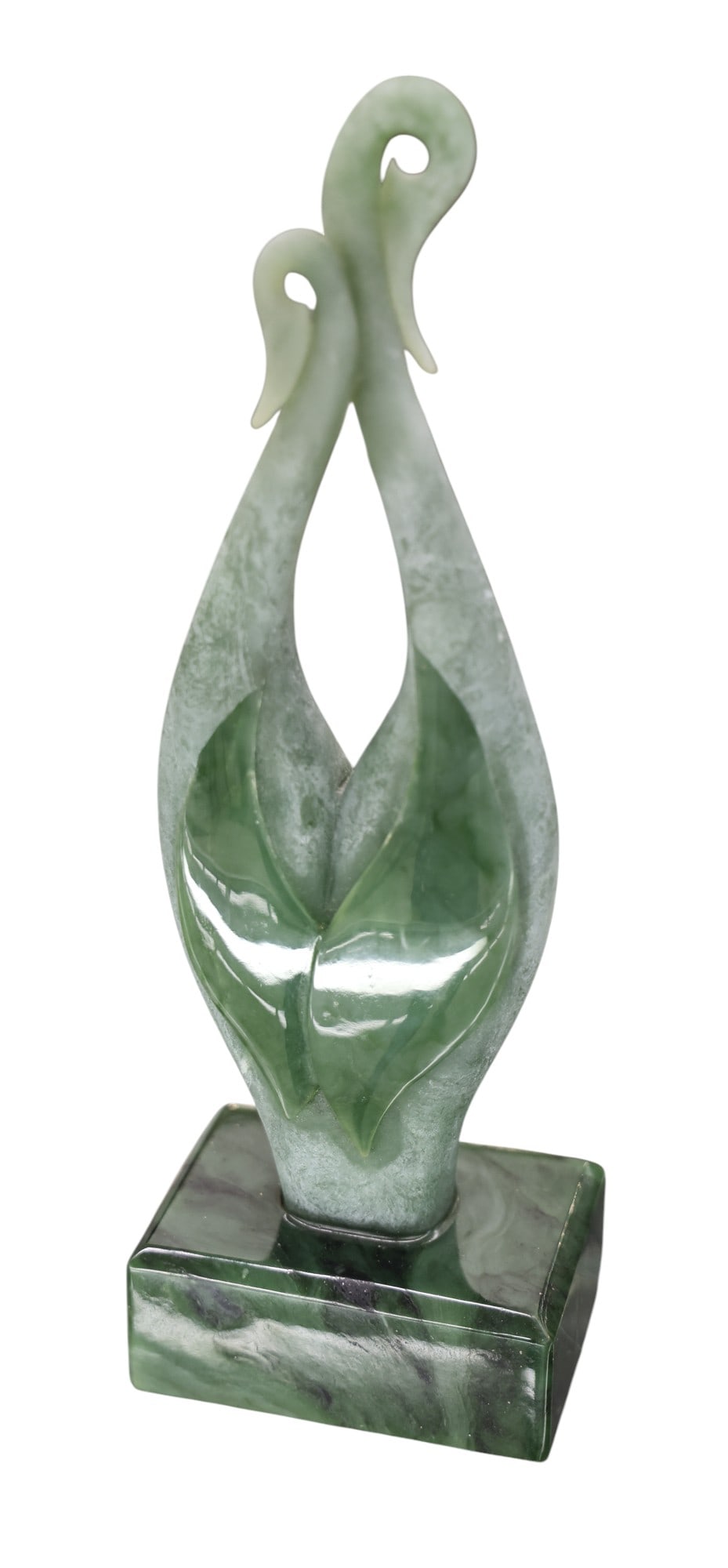 Bevan Climo "Kotoku" 2000 Carved Jade Sculpture - 2