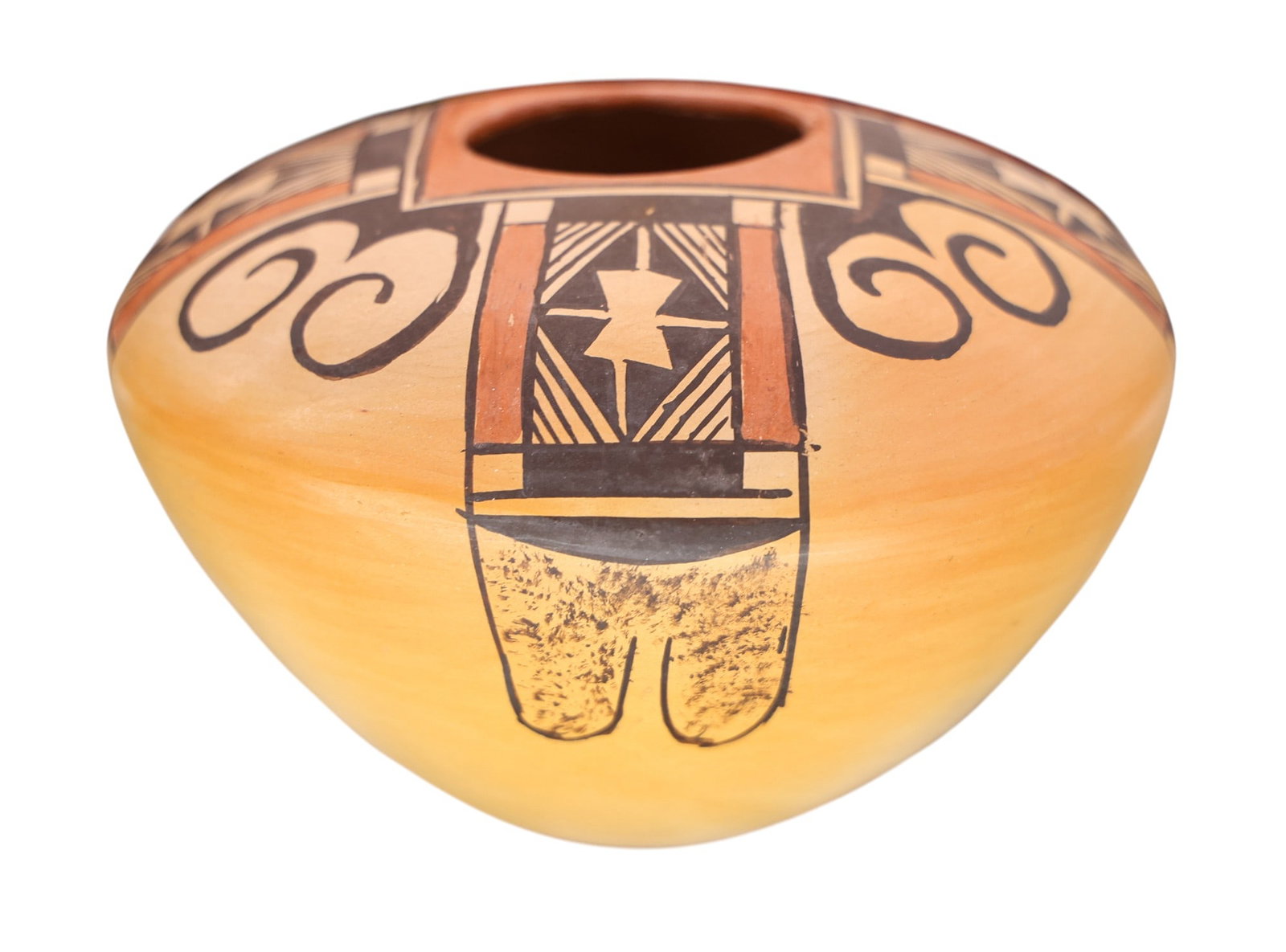 Miriam Nampeyo Hopi Polychrome Pottery Jar (1 of 2)