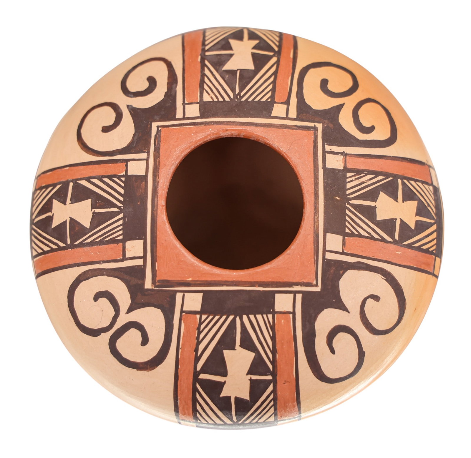 Miriam Nampeyo Hopi Polychrome Pottery Jar - 2