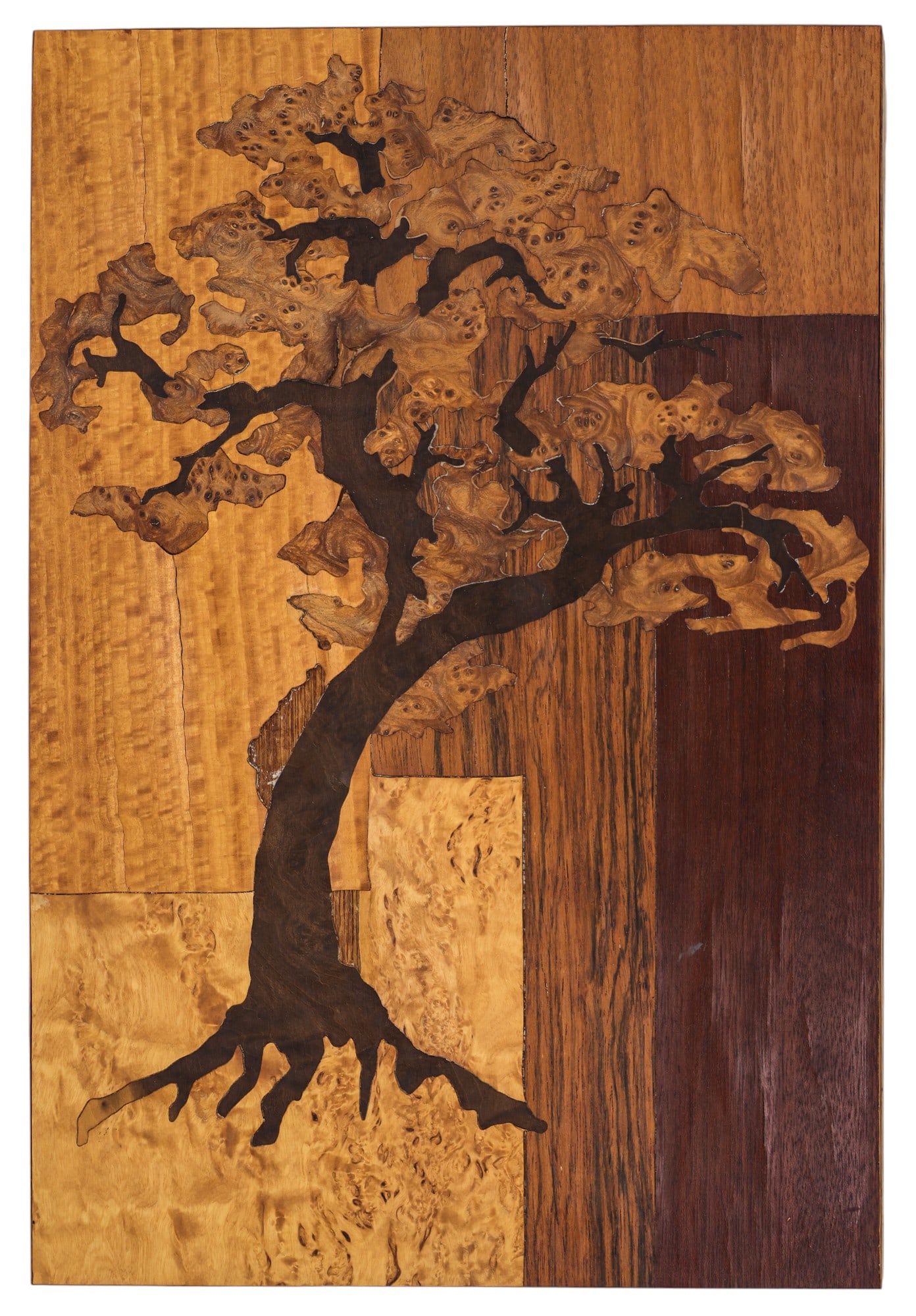 Albert Rosenblatt Handmade Intarsia Mixed Woods Box (1 of 3)