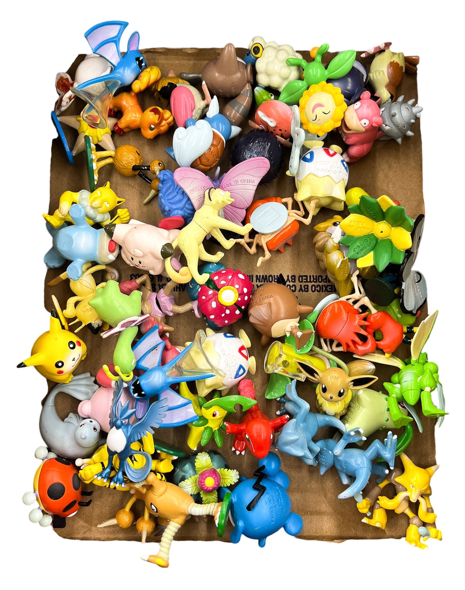 75pc Tomy Pokemon Figures: 75pc Tomy Pokemon Figures 2.75" Largest. Most in excellent condition.