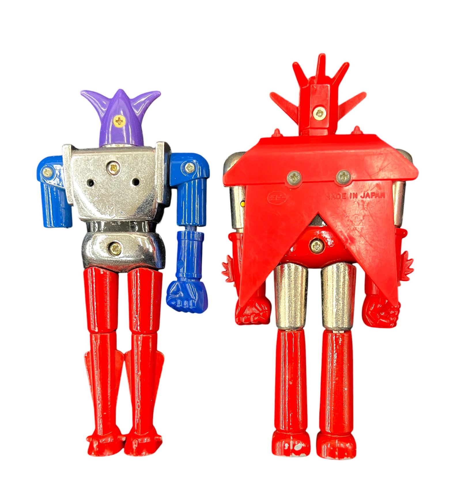 2pc 1970s Shogun Warriors Die-cast Action Figures - 2