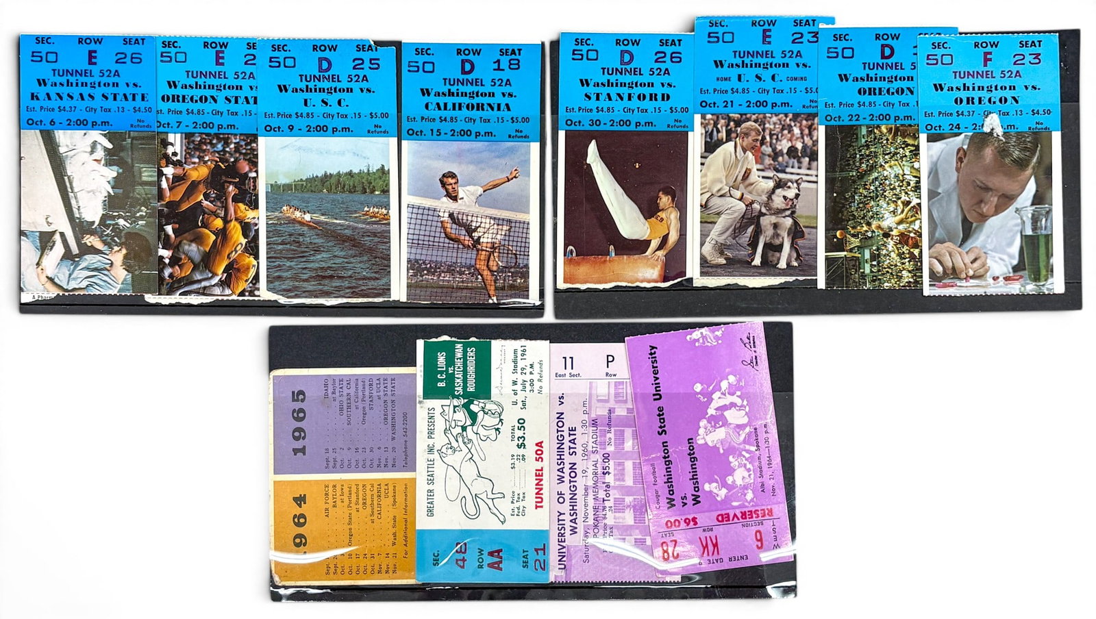 50pc UW Huskies, Mariners, Sonics, Rose Bowl and Concert Tickets - 3
