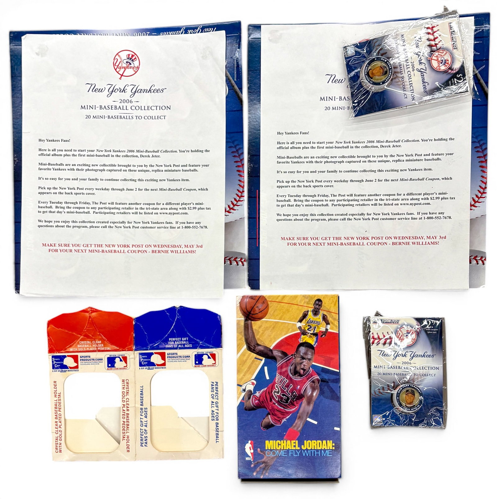 7pc Sports Collectibles - 2