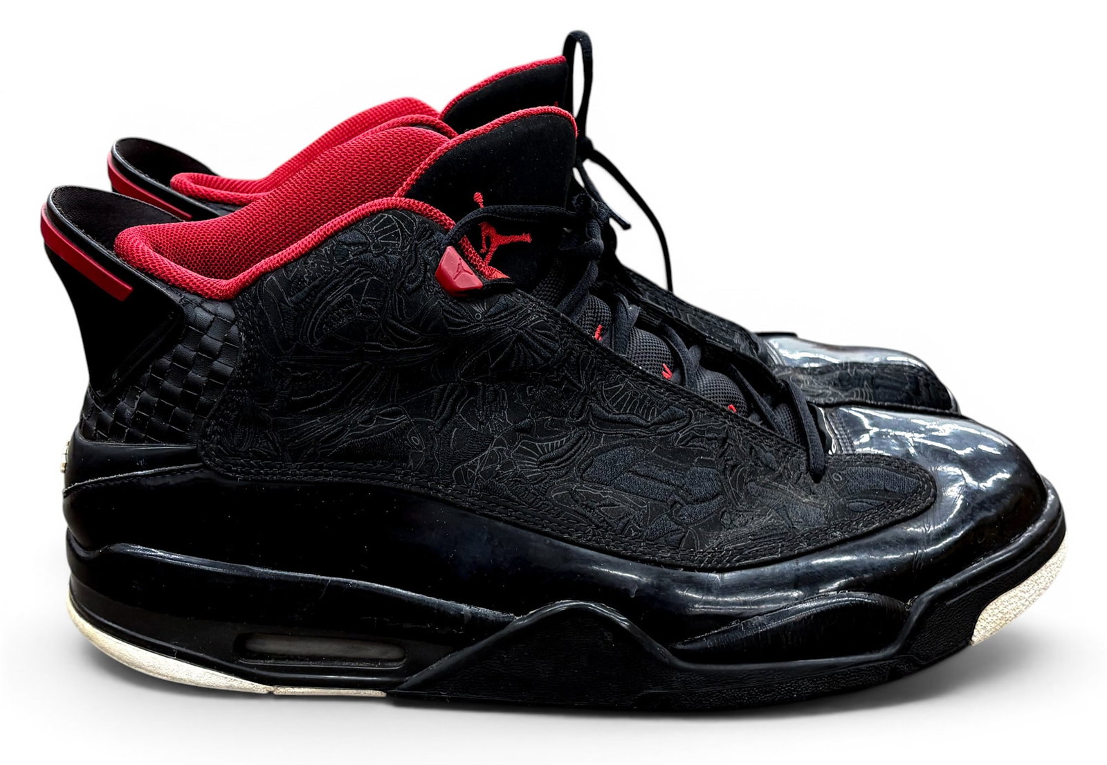 Pair of 2008 Nike Air Jordan Dub Zero Sneakers - 4