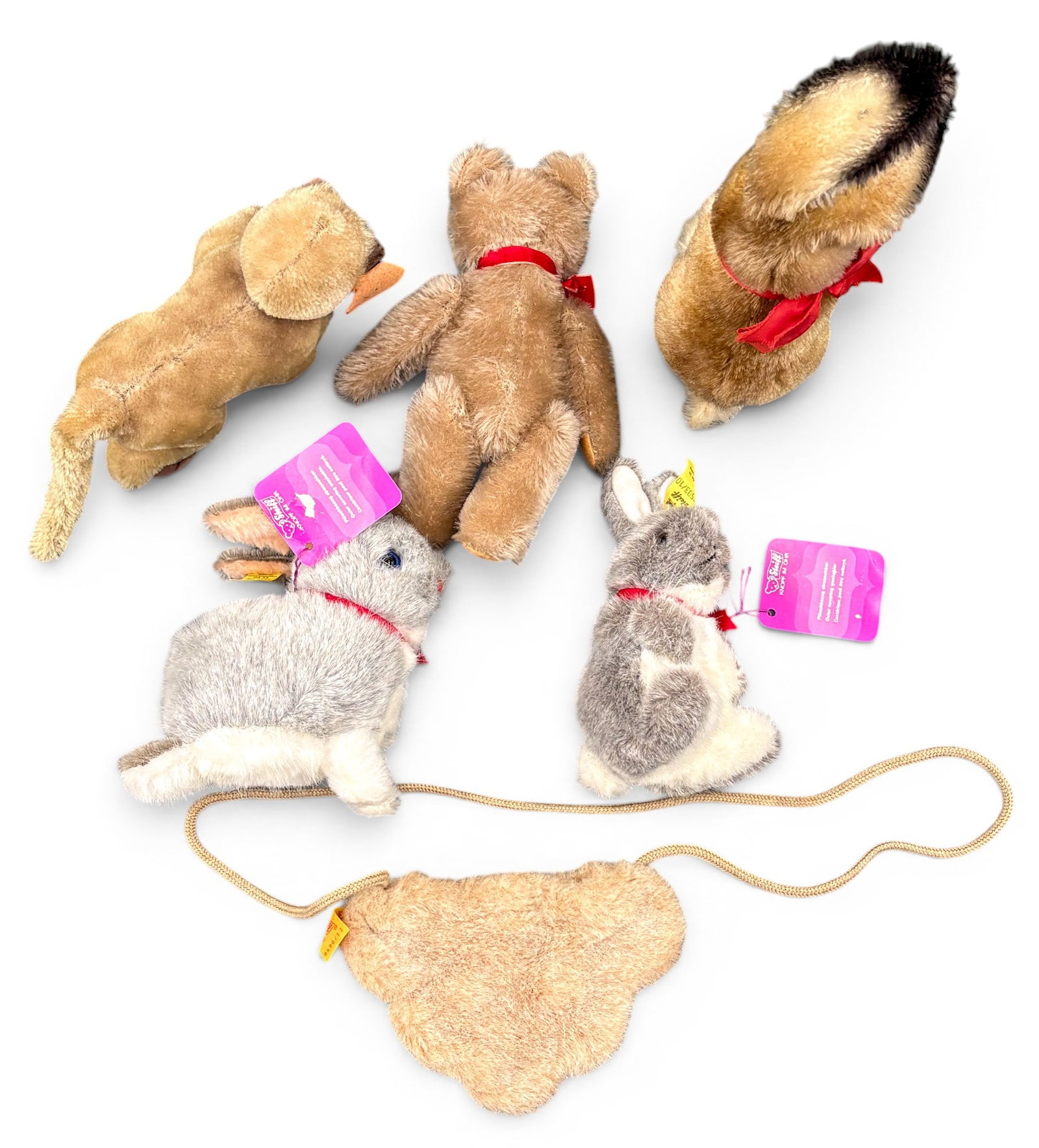 6pc Steiff Bear and Plush Toys - 2