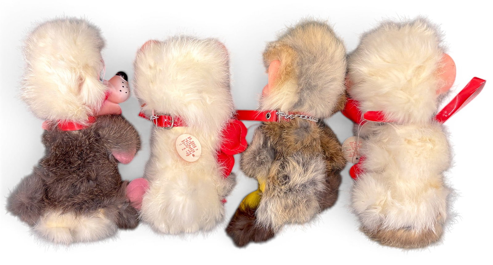 4pc Vintage Boudoir Pets Plush Toys - 2