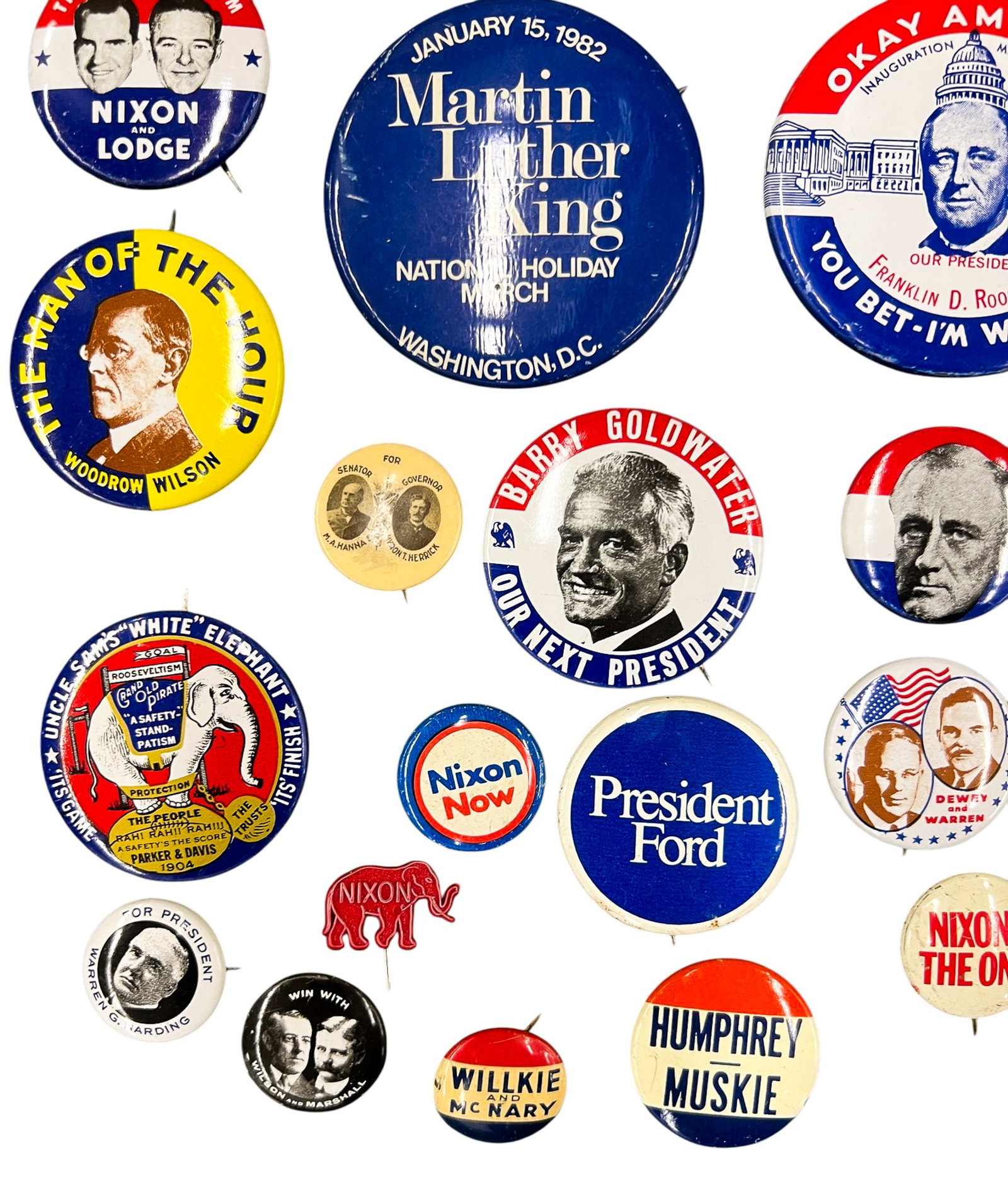 73pc Political Buttons & Ephemera etc. - 4