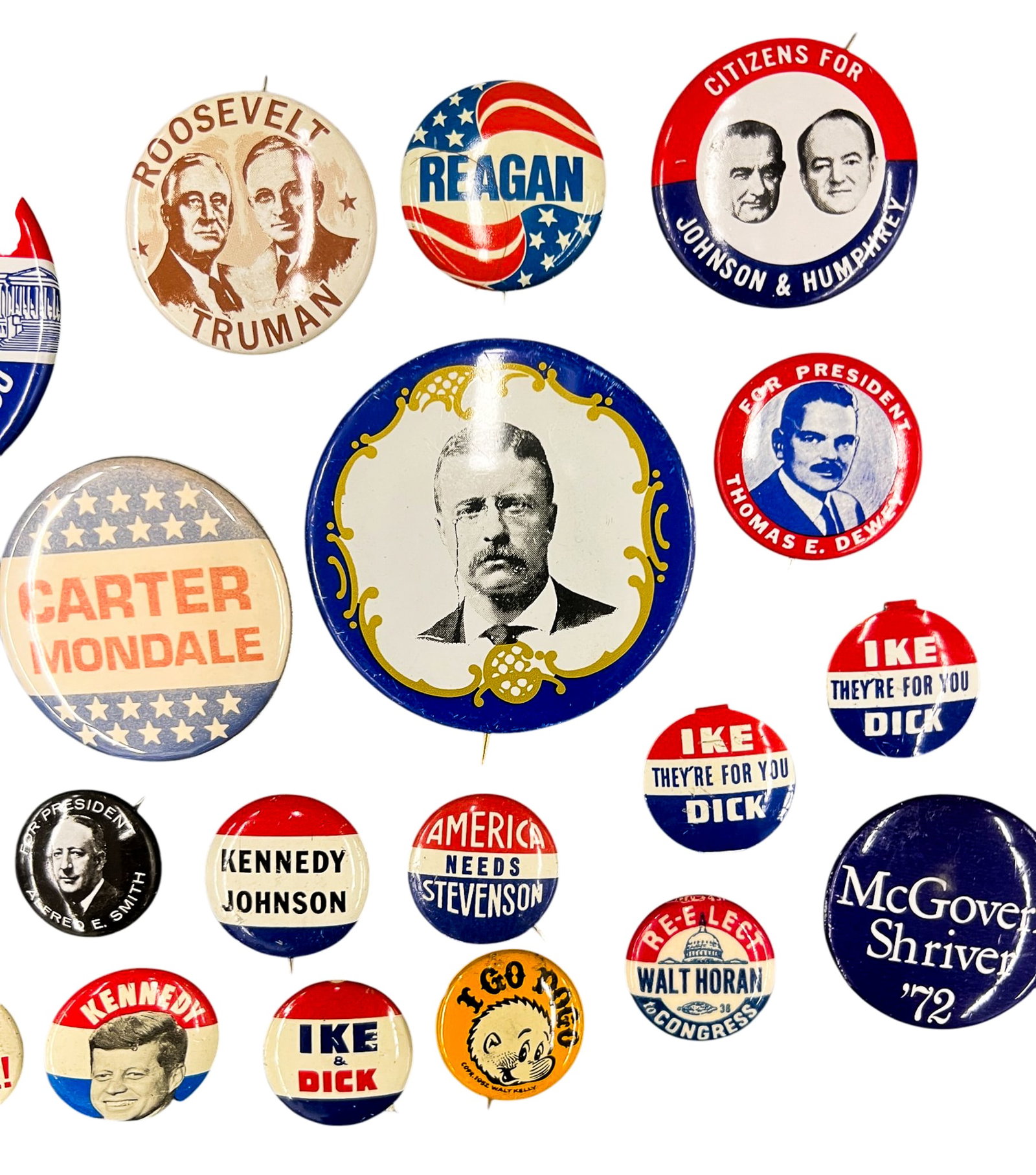 73pc Political Buttons & Ephemera etc. - 5